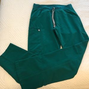 Figs Hunter Green Scrub Pants
